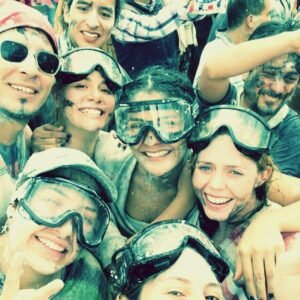 Carnaval de negro y blancos